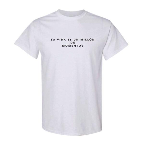 Playera "La vida es un millón de momentos" Noel Schajris